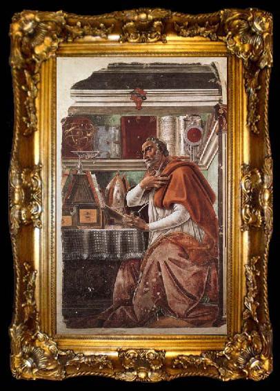 framed  Sandro Botticelli Hl.Augustinus, ta009-2